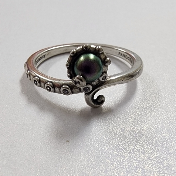 Pandora Disney The Little Mermaid Ursula Ring Size 54 - Picture 2 of 7